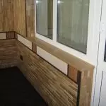 Desain balcon sareng wallpaper: stylish réngsé sareng tip pikeun milih bahan