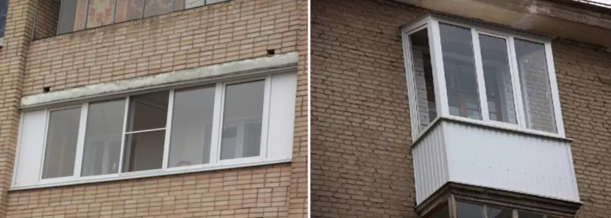 Balkonunie met kamer: perfekte oplossing vir klein woonstel