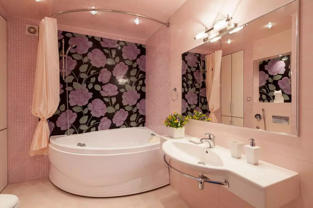 Kuinka tyylikkäästi koristele kylpyhuone: parhaat suunnitteluideat (+36 kuvat)