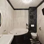 Benefits of the corner bath: choices and accommodation options (+38 photos)