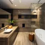 Bagno moderno: disposizione e stile (+40 foto)