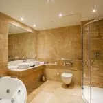 현대적인 욕실 : 배열 및 스타일 (+40 사진)