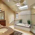 Moderne badeværelse: Arrangement og stil (+40 Billeder)