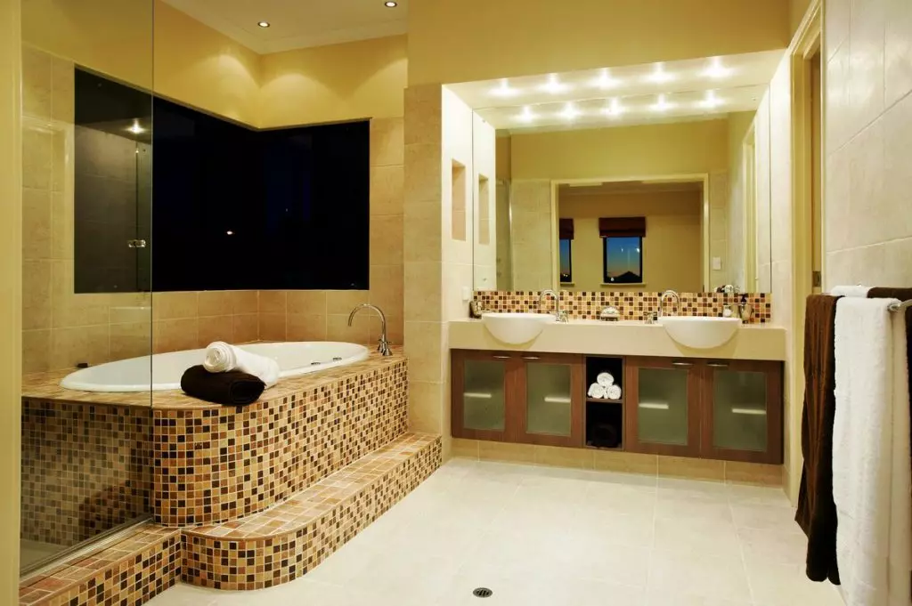 Salle de bain moderne: arrangement et style (+40 photos)