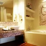 Kis fürdőszoba design 4 négyzet: stílusszabályok