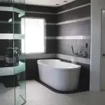 Moderní koupelna: uspořádání a styl (+40 fotky)