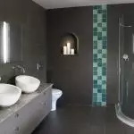 Modern fürdőszoba: elrendezés és stílus (+40 fotók)