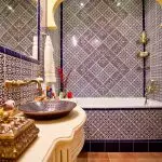 Šiuolaikinis vonios kambarys: išdėstymas ir stilius (+40 nuotraukos)