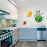 Wall mural for modern kitchen: varieties and tips for choosing