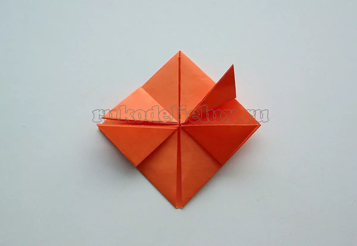 Бака кагаздан секирүү: оригами технологиясынын схемалары