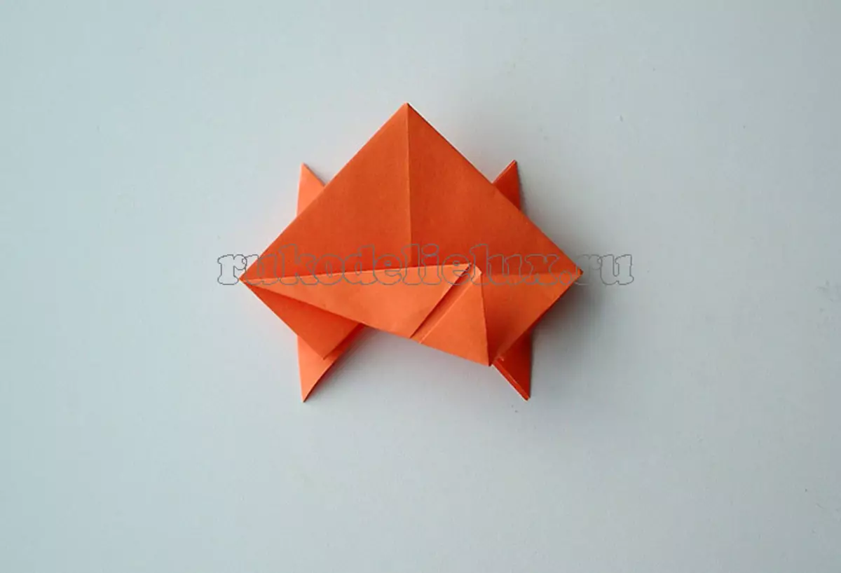 Grenouille de saut de papier: Schémas technologiques origami