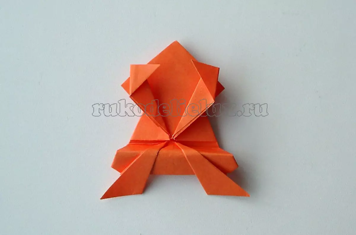 Jumping sammakko paperi: origami Technology Schemes