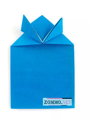 Skakanje žaba iz papira: origami tehnologije sheme