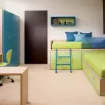 Pilihan desain kamar anak-anak: Gaya dan larutan warna