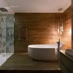 Орчин үеийн хуванцар хавтангаар угаалгын өрөө дуусах - загвар, суурилуулах