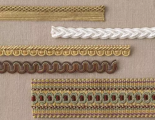 Dekoratiewe band vir gordyne: hoe om naaldwerk te maak