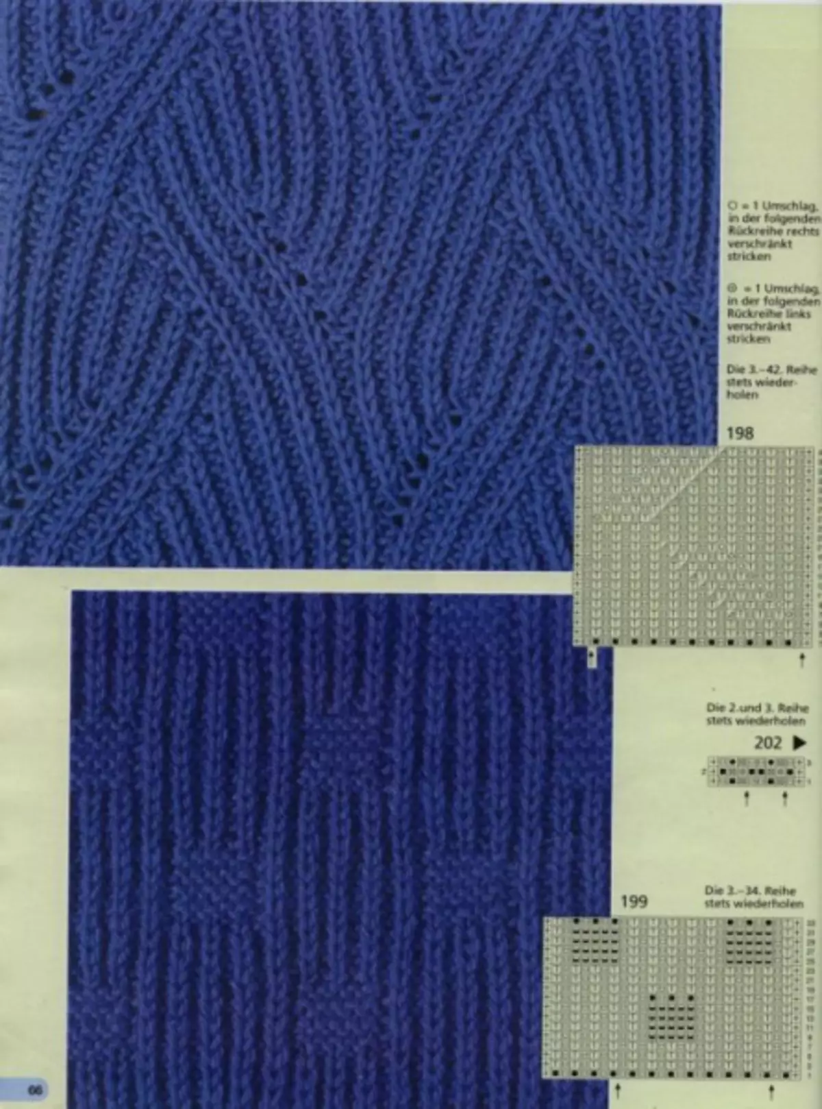 Knittingstegniek Briomed brei naalde: skemas met beskrywing en video