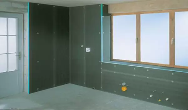 Madziro insulation ine plasterboard kubva mukati - gadzira nhanho-nhanho