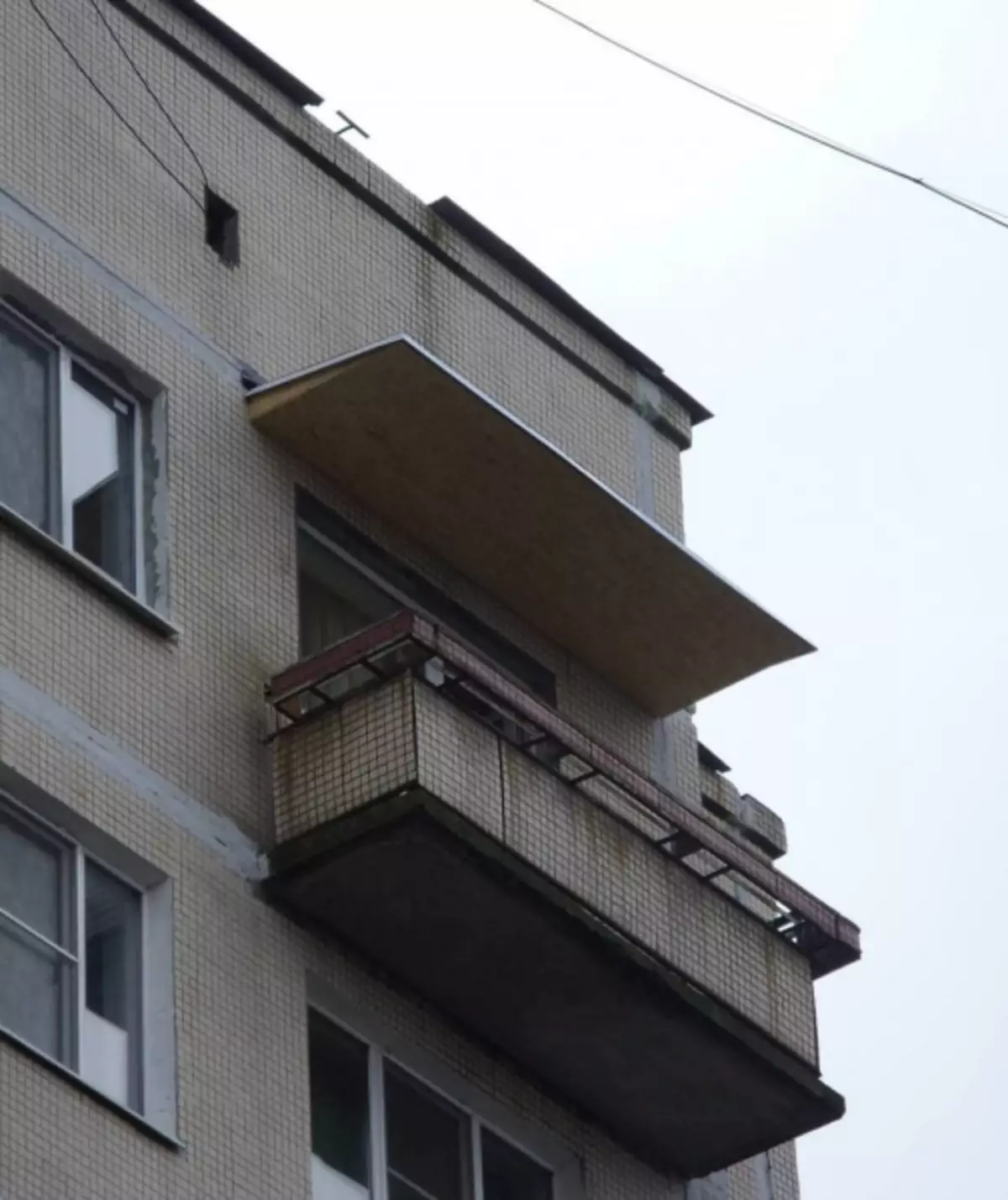 If the balcony is flowing from above - what to do and to whom to contact