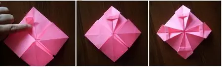 Өз қолыңызбен қағаз жақтауы: Оригами үлгісі