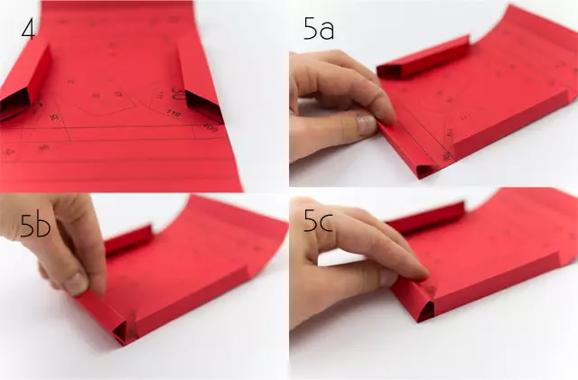 자신의 손으로 종이 프레임 : 종이 접기 패턴