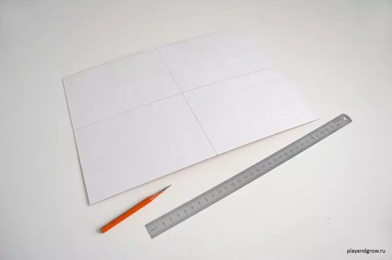 Papierframe met je eigen handen: Origami-patroon