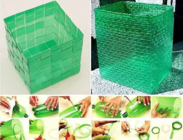 ပလပ်စတစ်ပုလင်းများဖြင့်ပြုလုပ်နိုင်သည်