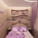 تصميم غرفة النوم مع مساحة 13 متر مربع. M: التصميم الداخلي الفروق الدقيقة