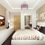 Schlafzimmerdesign mit einer Fläche von 13 Quadratmetern. M: Innenarchitekturnuancen
