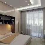 Design della camera da letto con un'area di 13 metri quadrati. M: sfumature di interior design