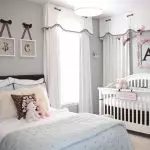 Dormitorio con una cuna: cómo hacer una habitación acogida para percibir al bebé.