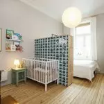ベビーベッド付きの寝室：赤ちゃんを知覚するために部屋を居心地にする方法