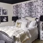 Créer un intérieur de chambre noire et blanc - créativité et balance (+40 photos)