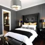 Membuat interior kamar tidur hitam dan putih - kreativitas dan keseimbangan (+40 foto)