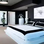 Creating a black and white bedroom interior - Creativity and balance (+40 photos)