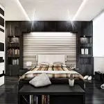 Creating a black and white bedroom interior - Creativity and balance (+40 photos)