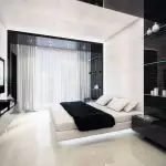 Musta ja valge magamistoaga interjööri loomine - loovus ja tasakaal (+40 fotot)
