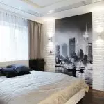 Creare un interno camera da letto in bianco e nero - creatività e saldo (+40 foto)