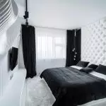 Creating a black and white bedroom interior - Creativity and balance (+40 photos)