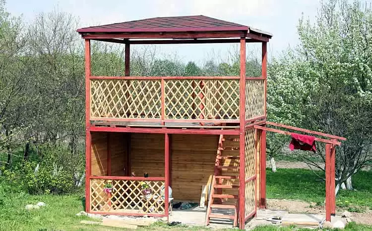 Өөрийн гараараа орон нутагт gazebo