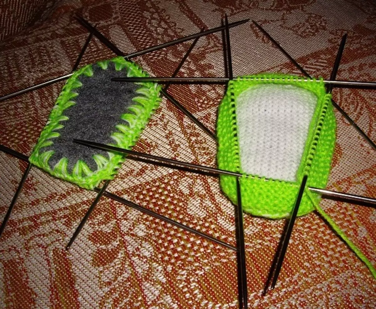 Čizme s pletenjem igalima i fotografijama s video za početnike