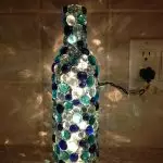 Lampade originali da varie bottiglie con le loro mani (3 mk)