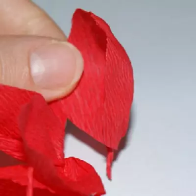 Tulipán de papel corrugado para principiantes: clase maestra paso a paso