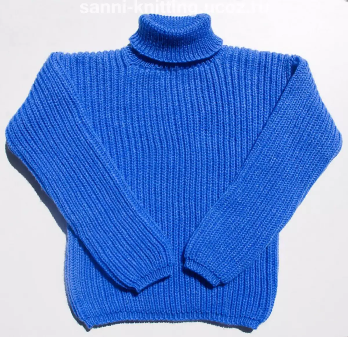 Sweater English Pinnat, joissa on kaaviot ja video