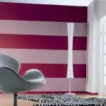 Dekorasi tembok kanthi lukisan rong warna: pilihan kanggo gabungan
