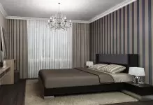 Комбинирана спалня тапет 2019: снимка и дизайн