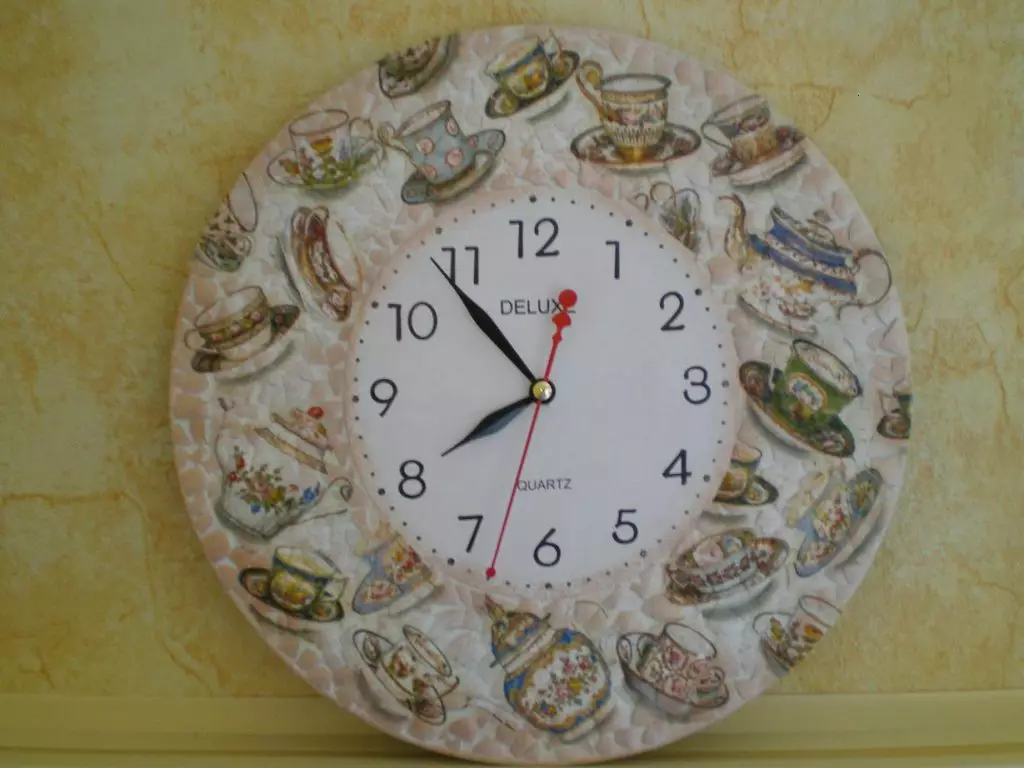 Clock ho theknoloji ea decoupage