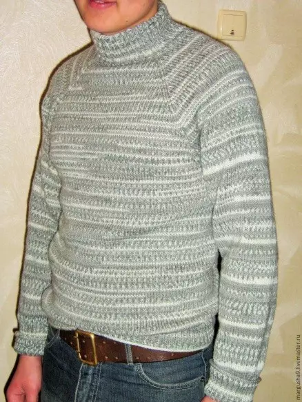 Megztinis-Raglano mezgimo adatos berniukui su schemomis ir vaizdo įrašais