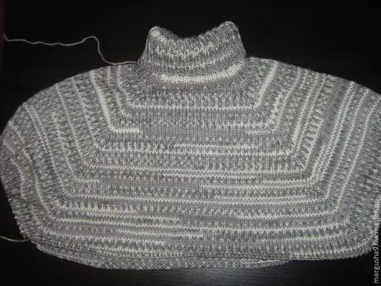 Breater-Raglan Knitting koob rau ib tug tub nrog schemes thiab video