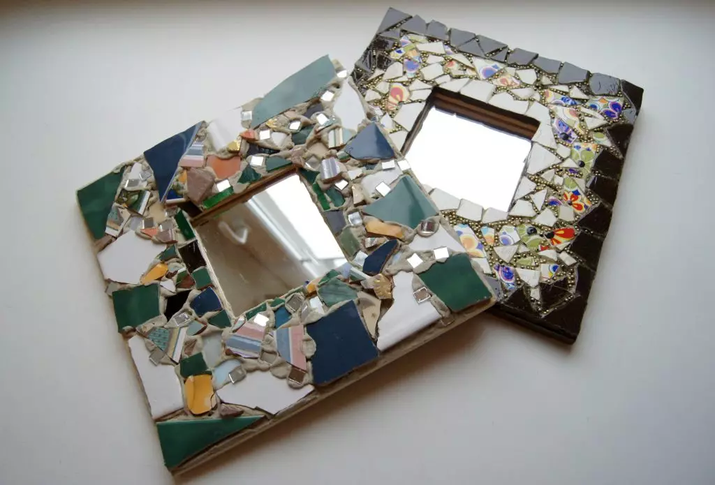 Espejo decoración mosaico